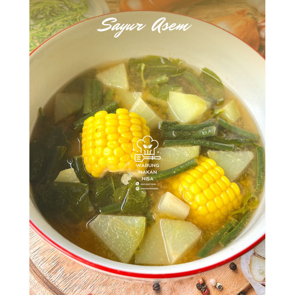 

Sayur Asem komplit Porsi Besar3x makan/ Menu sehat praktis