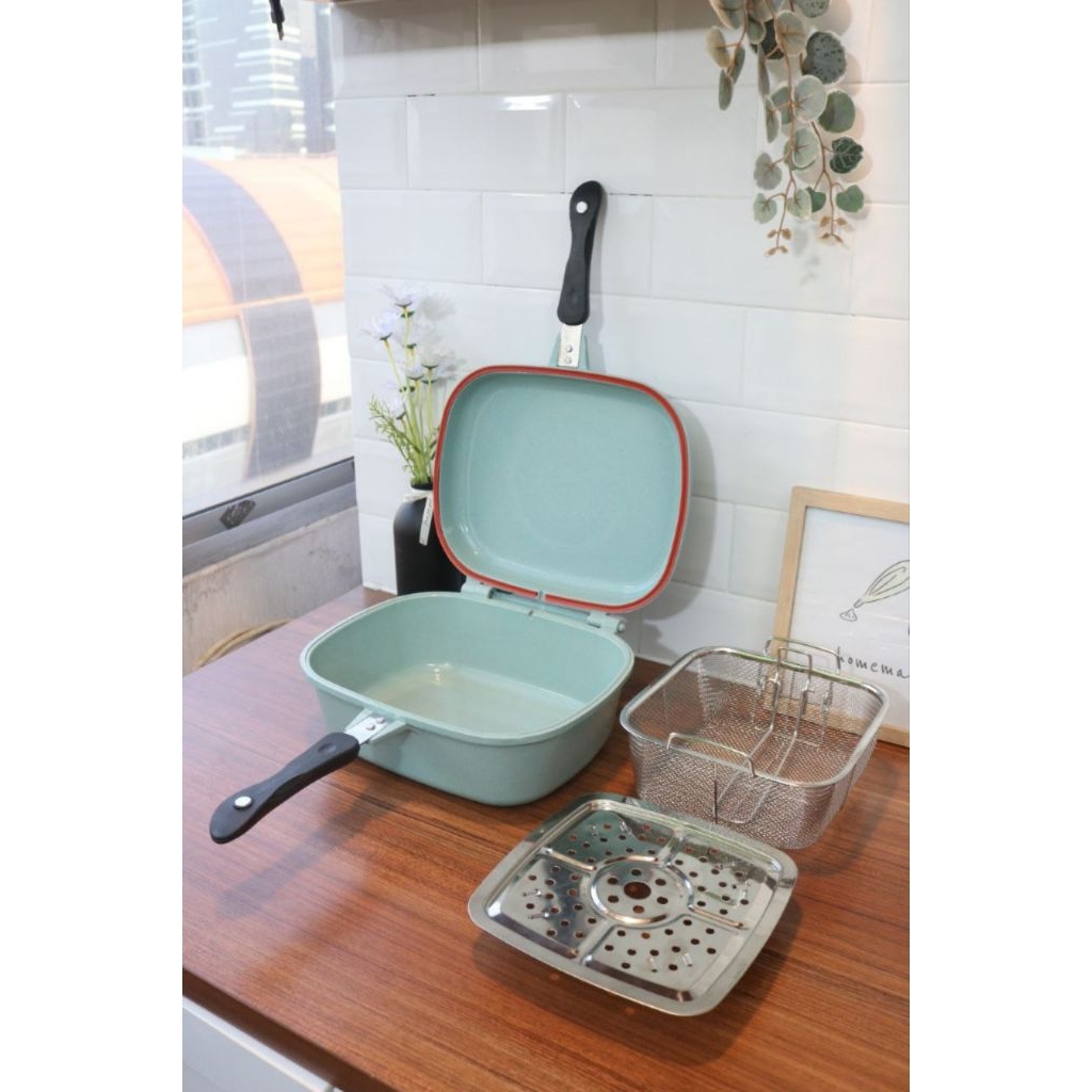 multifunction double pan vienta/panci serbaguna