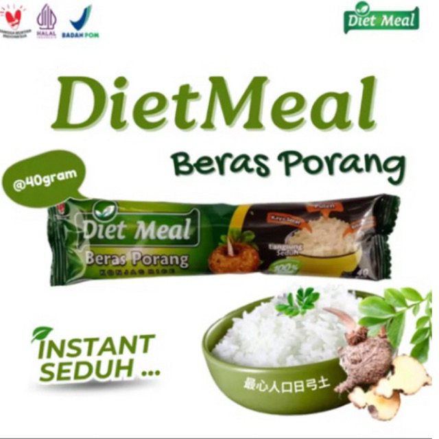

Beras Porang Dietmeal Seduh Import Jepang 40g
