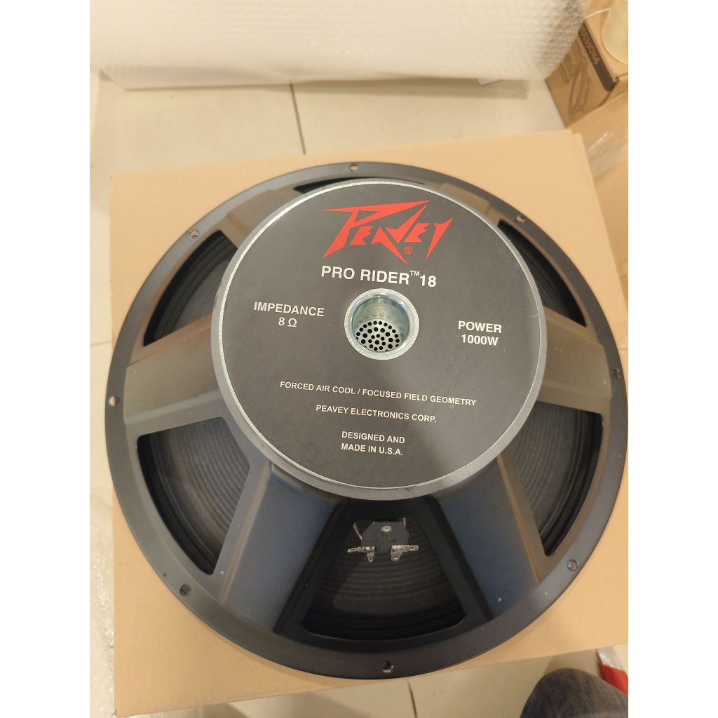 SPEAKER SUBWOOFER PEAVEY PRORIDER 18 INCH 1000 WATT VC 3 INCH