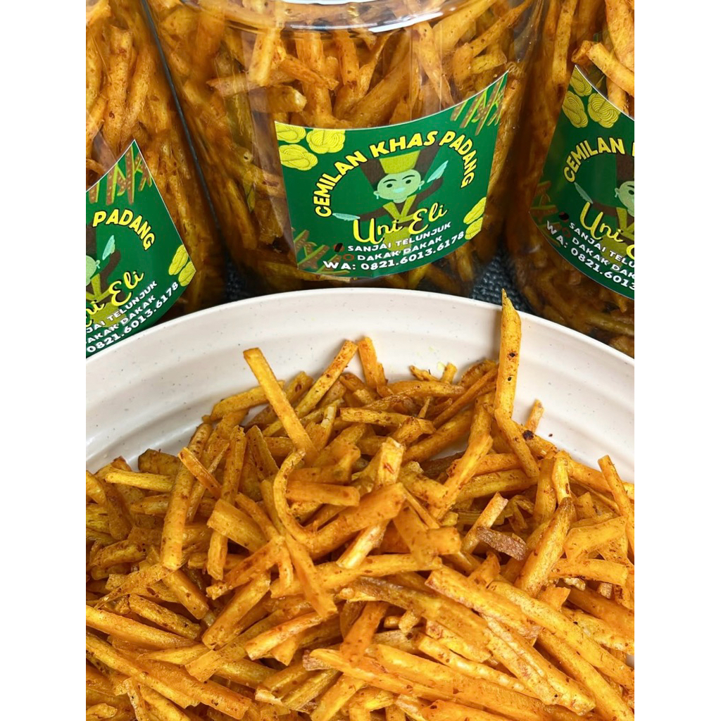 

KHAS PADANG Sajai Tanjuak Stik Singkong Pedas Manis