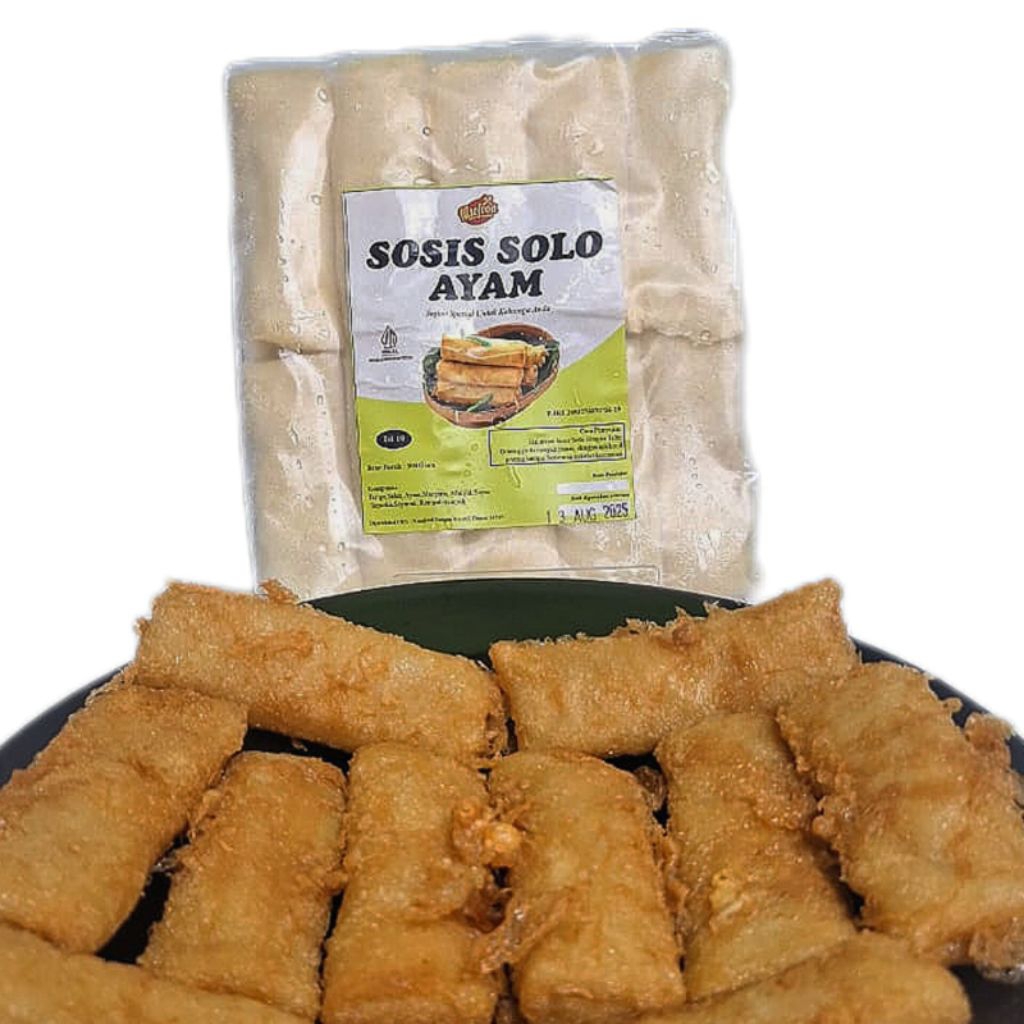 

Sosis Solo Ayam Nisofood isi 10 Pcs Siap Goreng Frozen