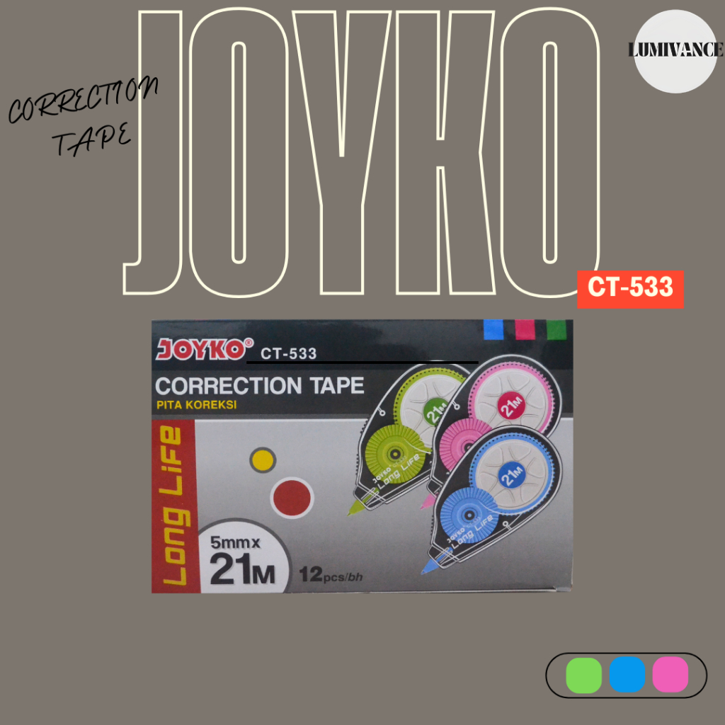 

JOYKO CT-533 21M (PER PACK) ISI 12pcs