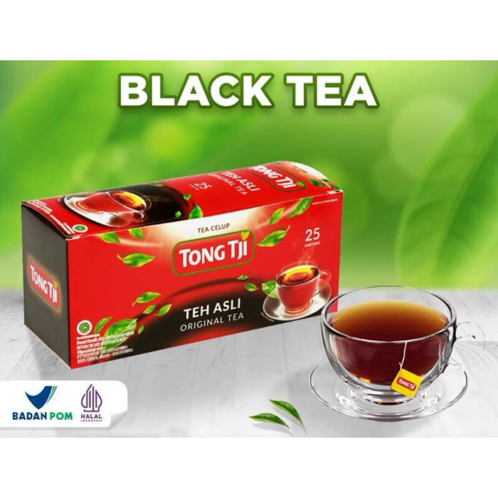 

TONG TJI ORIGINAL TEA 25 KANTONG TEH ASLI CELUP TEH HITAM ORIGINAL TERMURAH SURABAYA