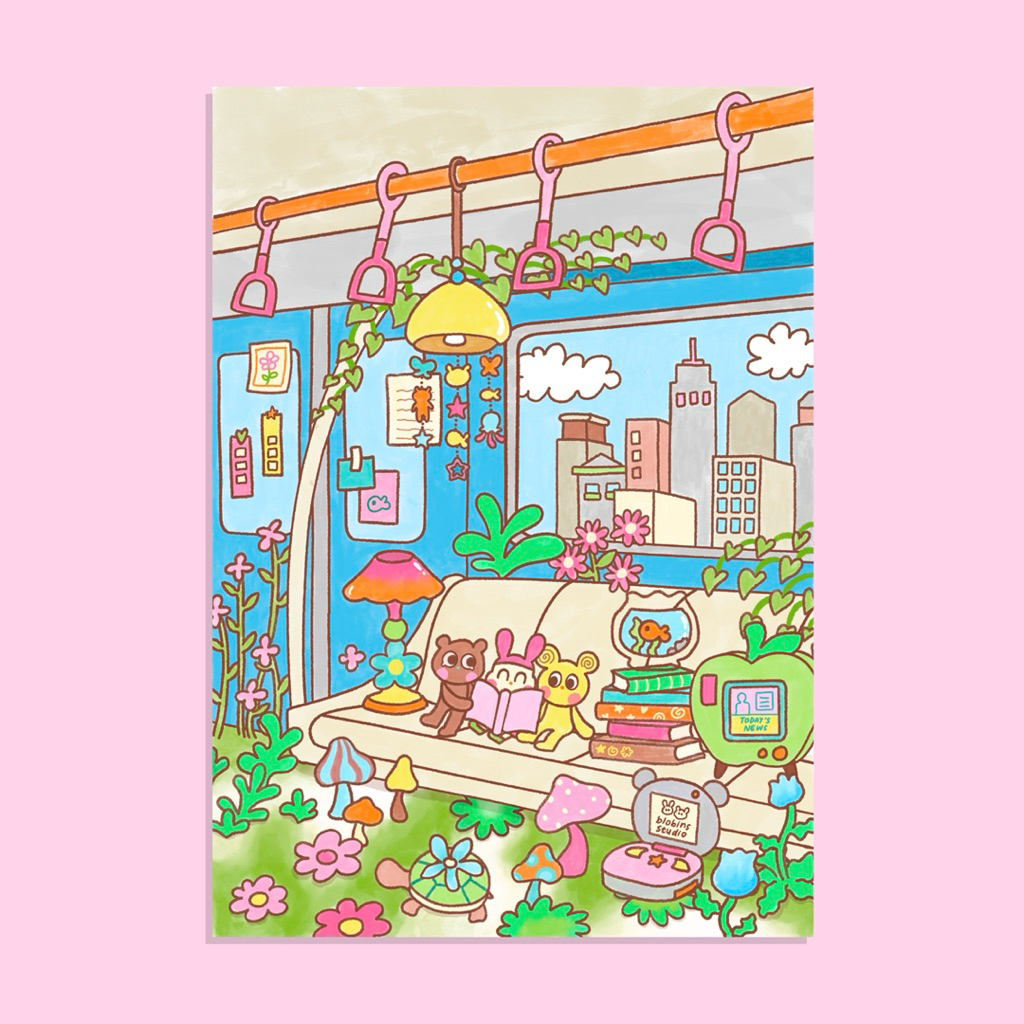 

Mossville Express A3 & A4 Art Print