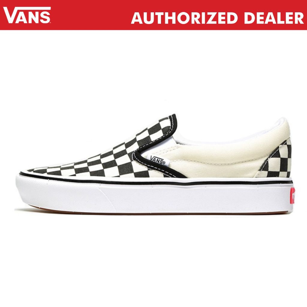 Sepatu Vans Slip On Comfycush Checkerboard Original Pria Wanita Unisex