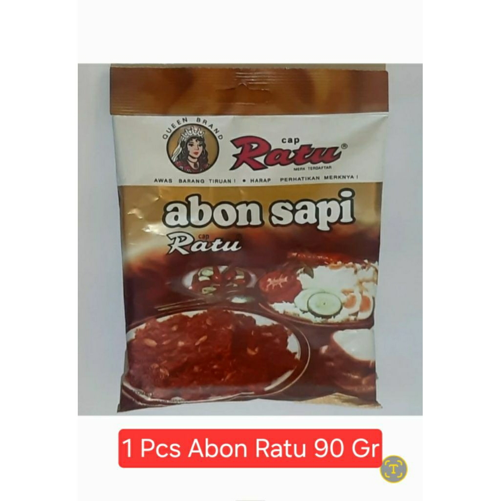 Abon Ratu Asli / Abon Sapi Cap Ratu / Abon Ratu 90 Gr