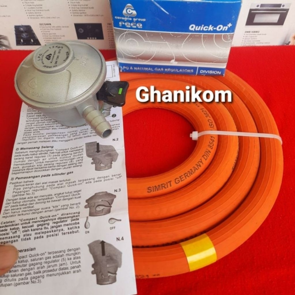 REGULATOR GAS LPG 12 KG - INSTALASI LPG 12 KG  5,5 KG - AZALEA TECHNOGAS