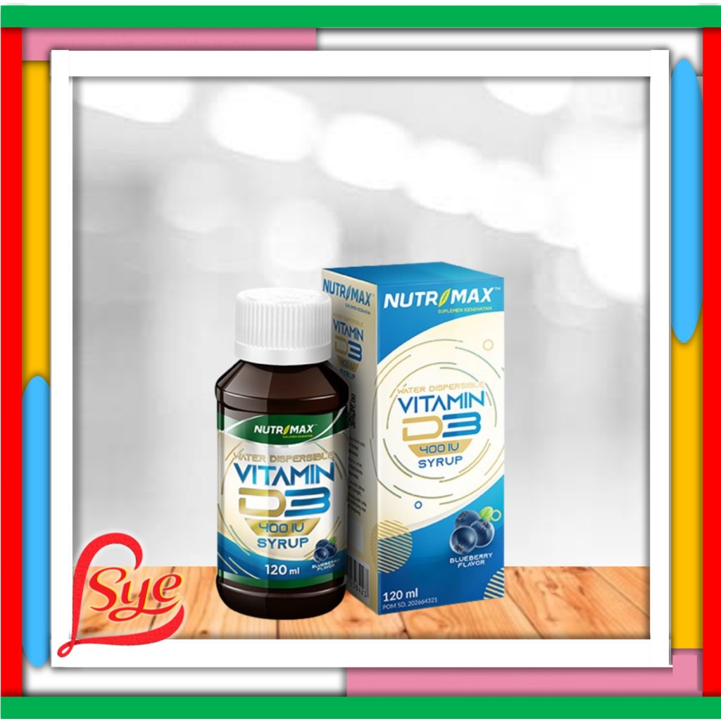 Nutrimax Vitamin D3 400 Iu Syrup 120ml | Nutrimax Vit D3 Anak | Sye