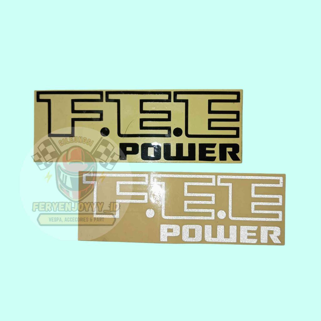 STIKER TEPONG SAMPING FEE POWER VESPA PX SPORT PS STRADA SERA AOM PXE EXCLUSIVE