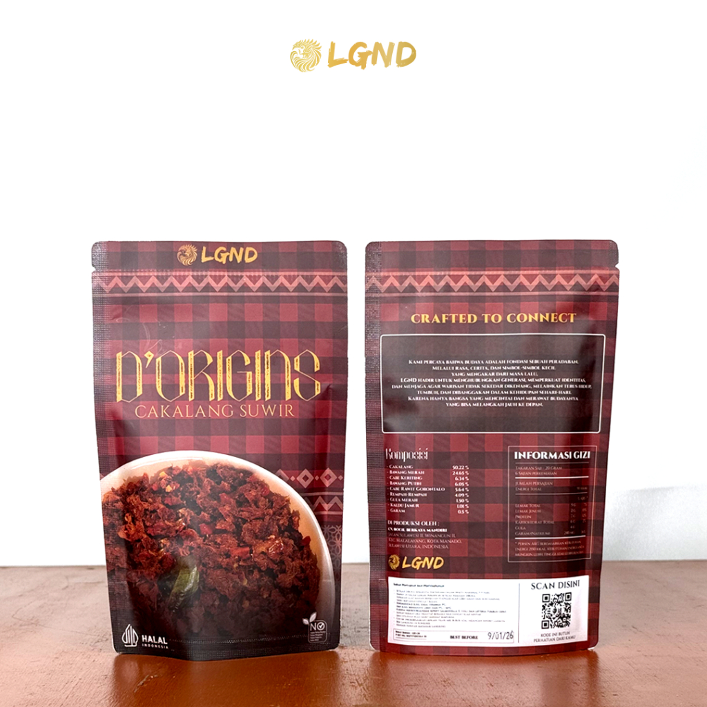 

LGND - D'ORIGIN CAKALANG SUWIR 120 gram | Makanan Khas Manado