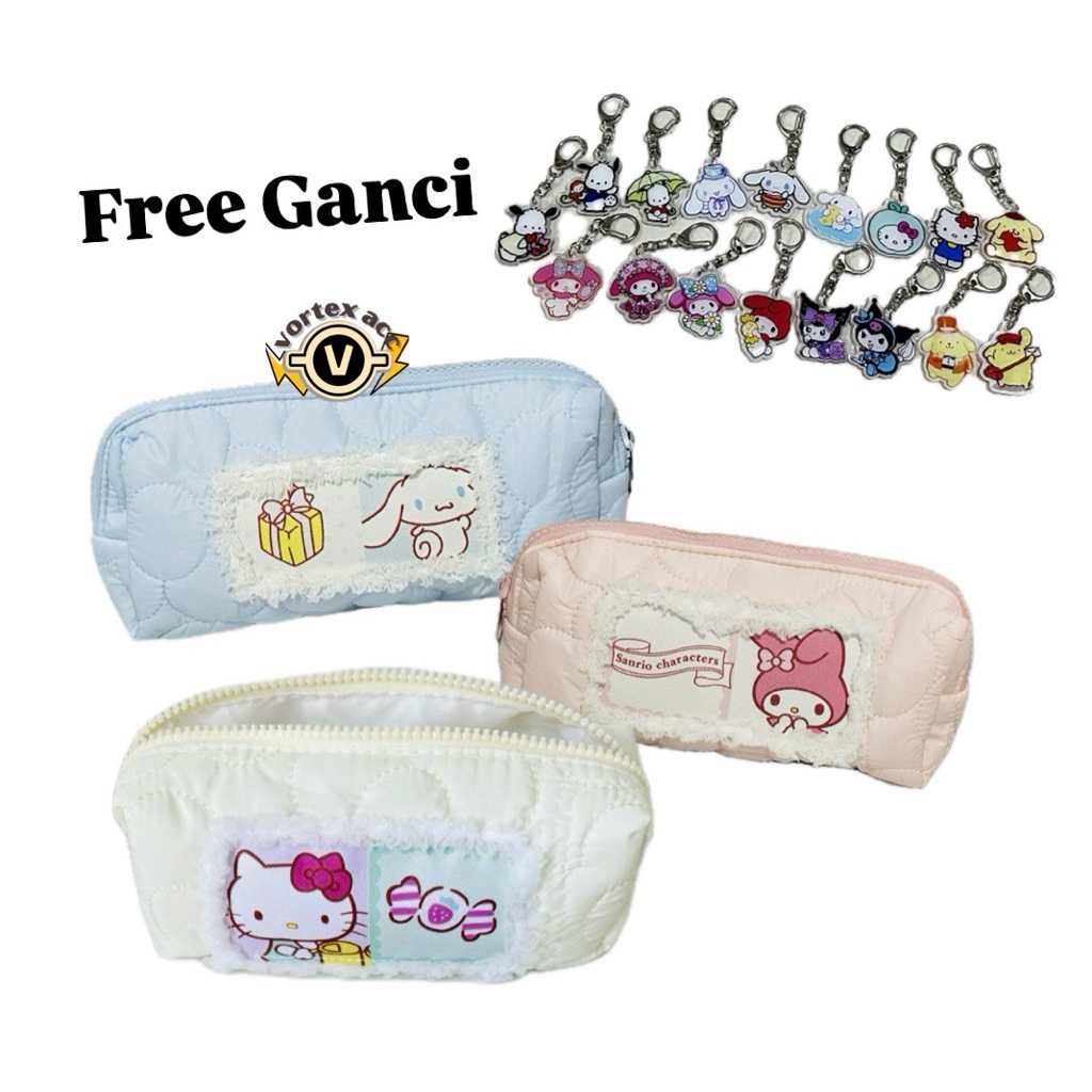 

KOTAK PENSIL IMPORT FREE GANCI CINNAMONROLL, HELLO KITTY, MY MELODY MULTIFUNGSI SERBAGUNA MOTIF LUCU SANRIO SB-9