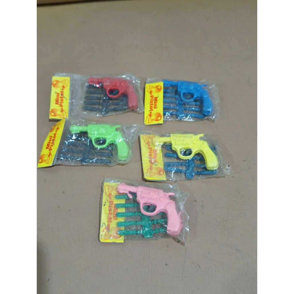 mainan tembak mini pistol dolpis mainan jadul