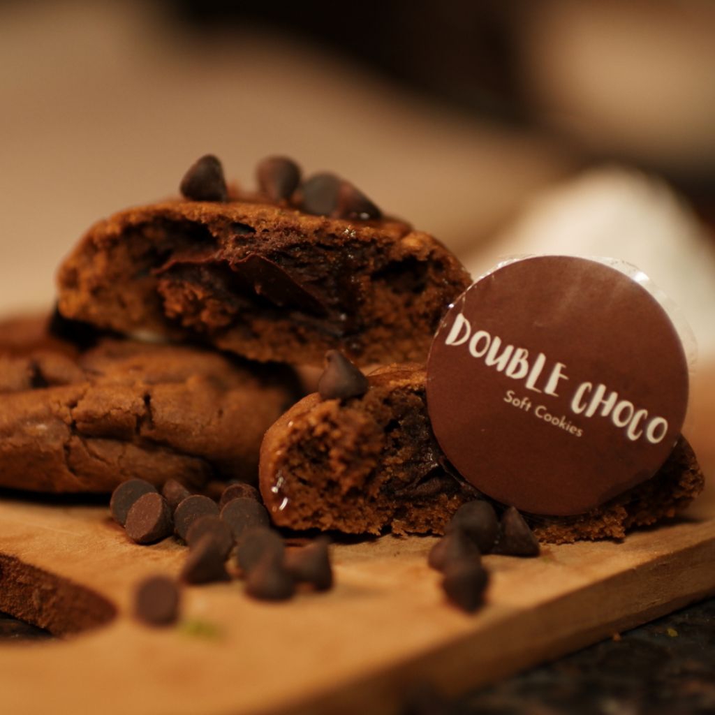 

Double choco soft cookies