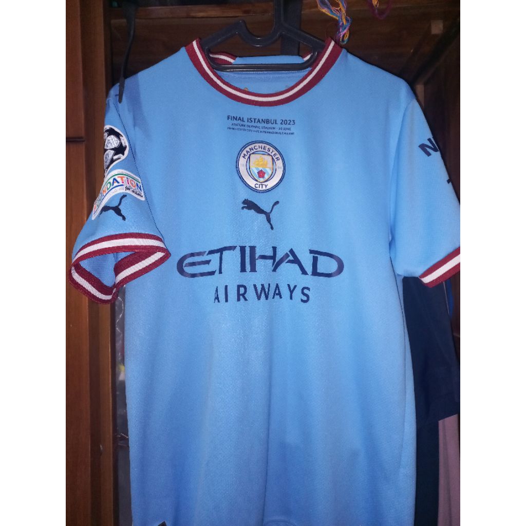 [Edisi Juara] Man City 2022/23 Original Sz M