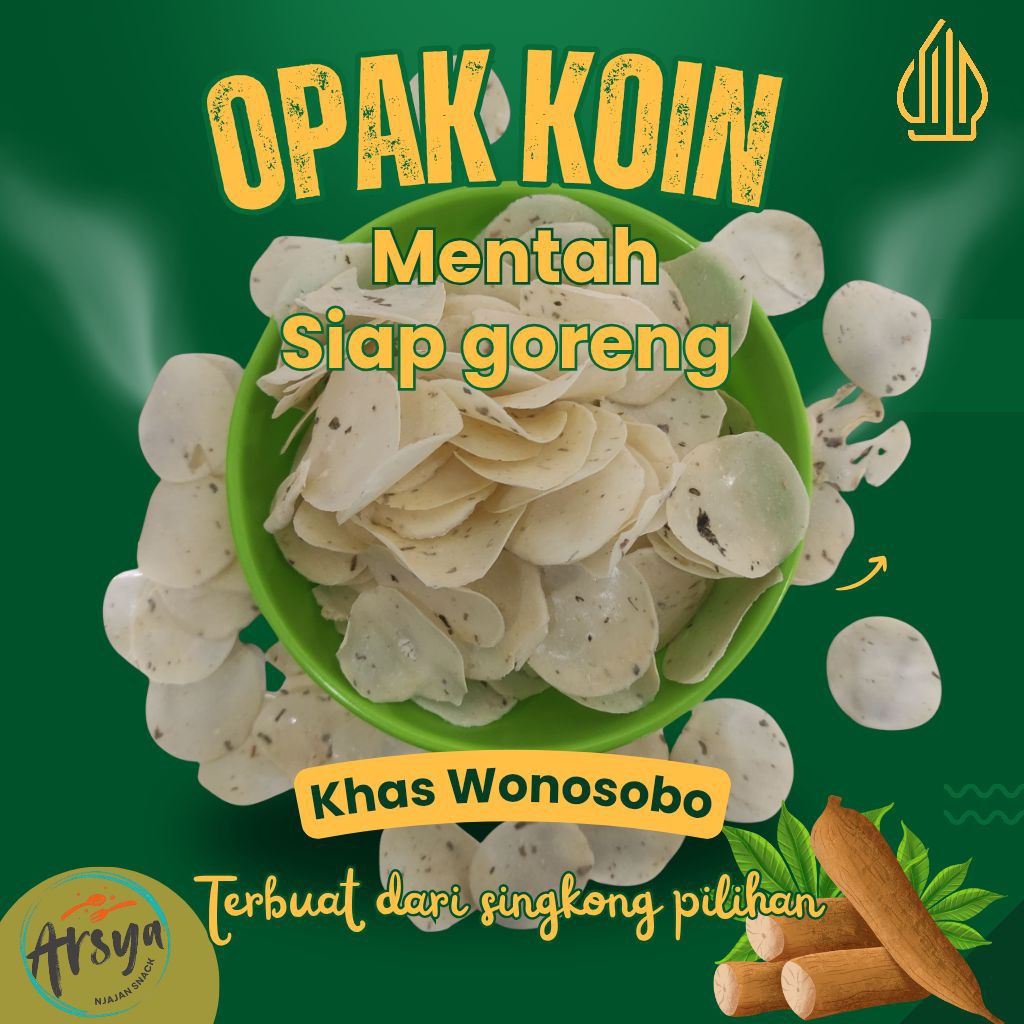 

OPAK koin opak singkong MENTAH wonosobo kualitas SUPER /1KG