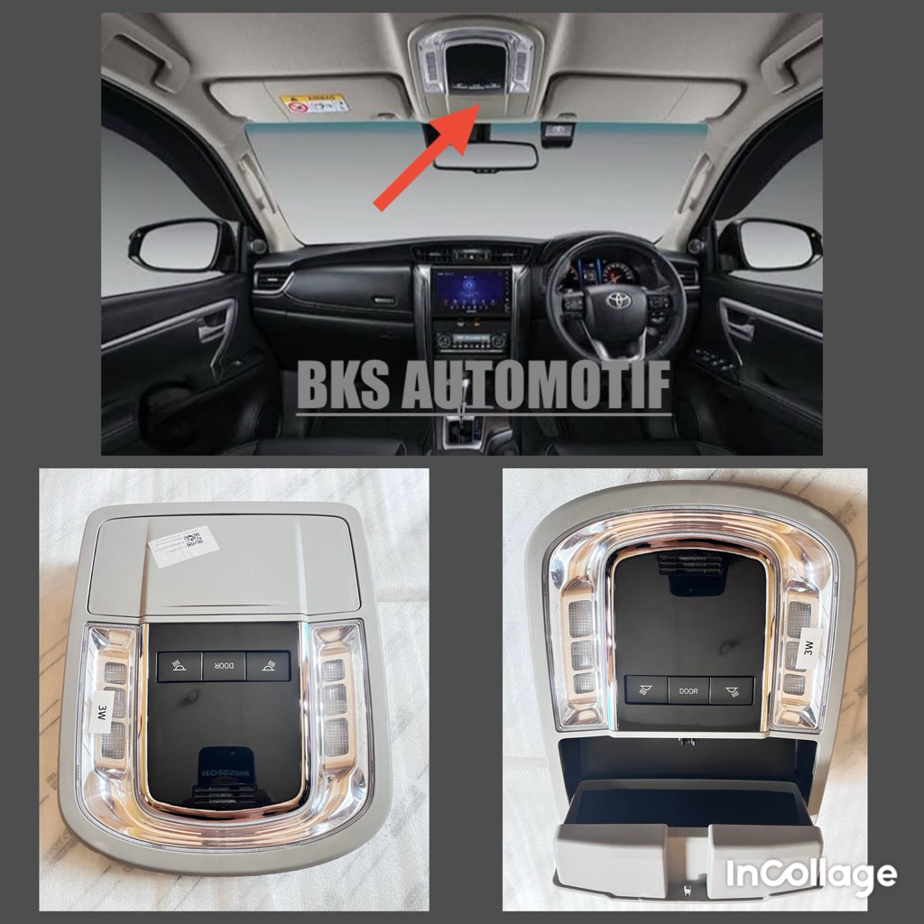 LAMPU PLATFON FORTUNER VRZ ORIGINAL 2016-2020