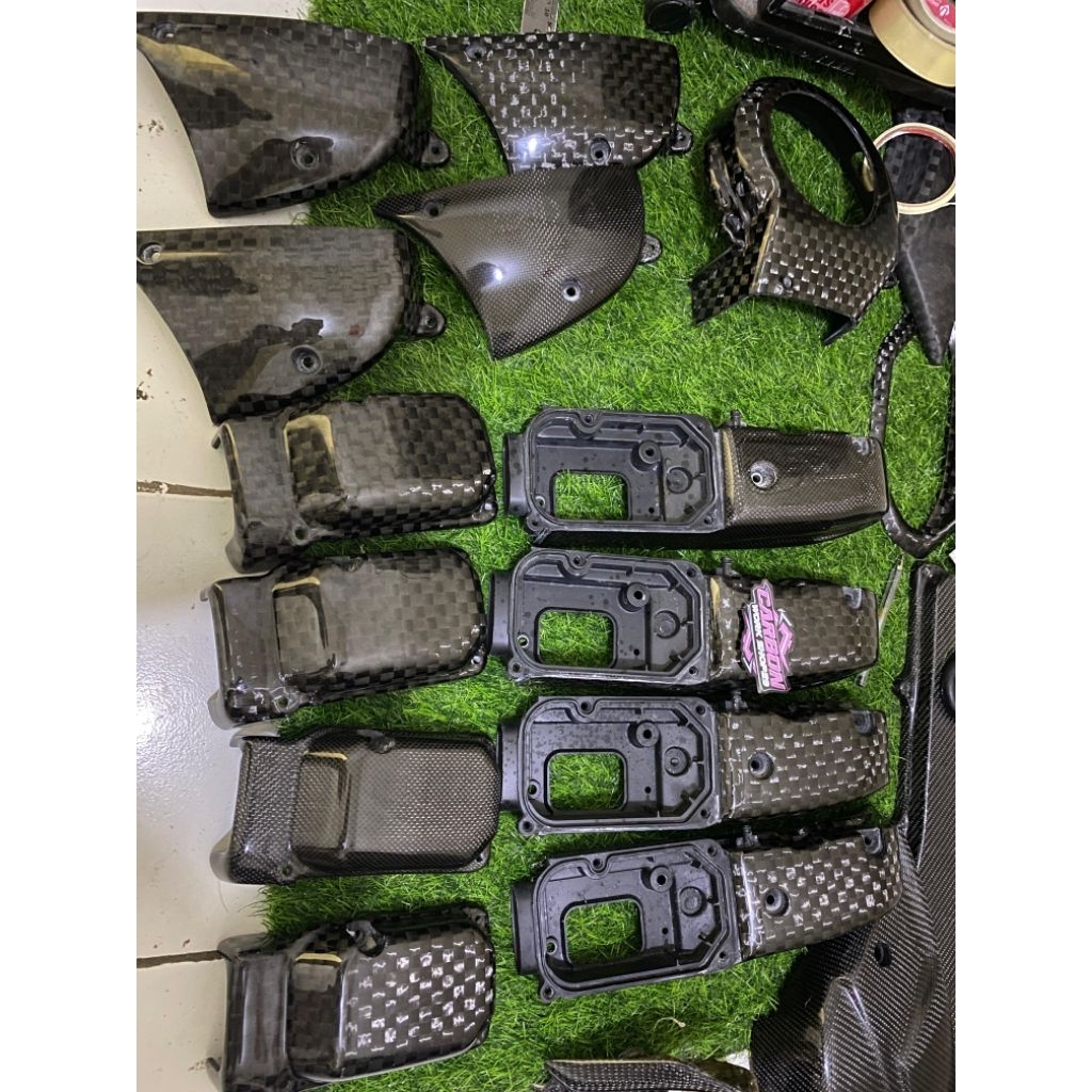 cover cvt Yamaha Mio sporty carbon kevlar pemanis Mio sporty Mio smile