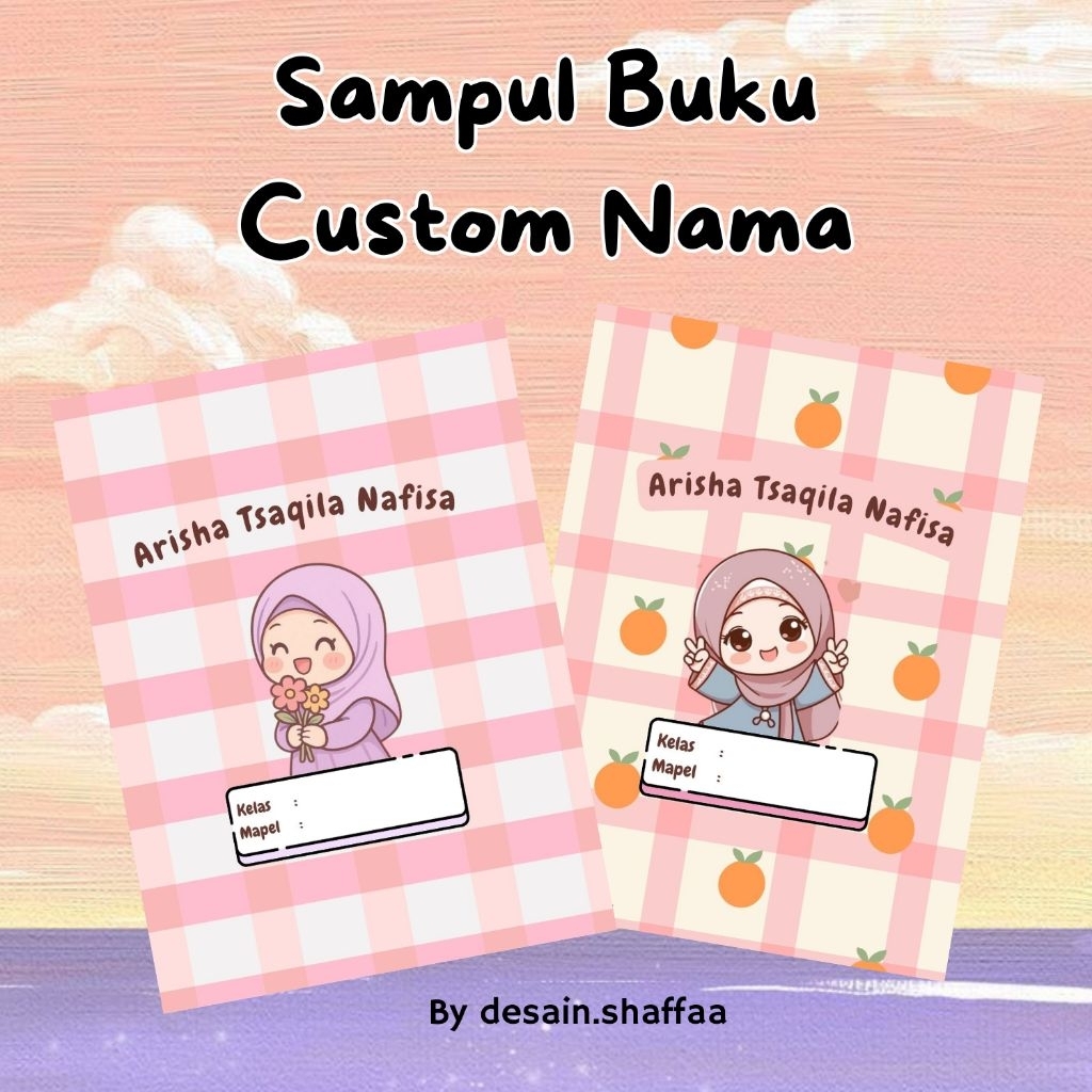 

CETAK SAMPUL BUKU CUSTOM NAMA | MURAH BERKUALITAS DAN TAHAN LAMA