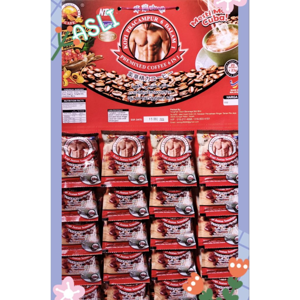 

KOPI MERAH TRADITIONAL ORI 20pcs