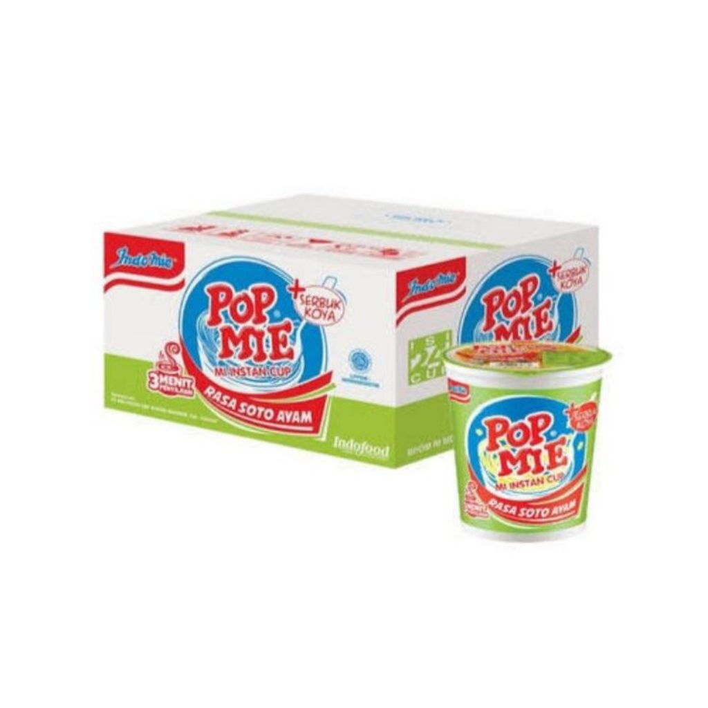 

[1 Dus] Pop Mie Mini 39gr isi 12pcs| mie indofood instan cup| pop mie kecil