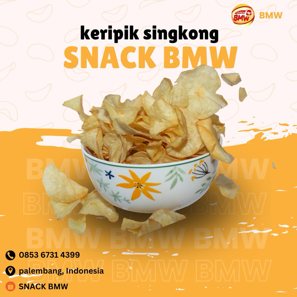 

Keripik Ubi/Singkong Original BMW 250g | 500g | 1000g