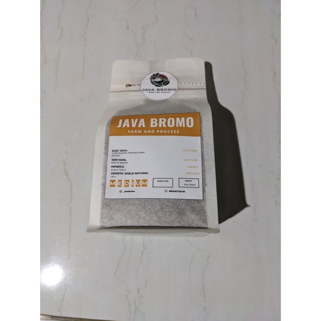

ROSTBEAN JAVA BROMO FULLWASH (200 gram)