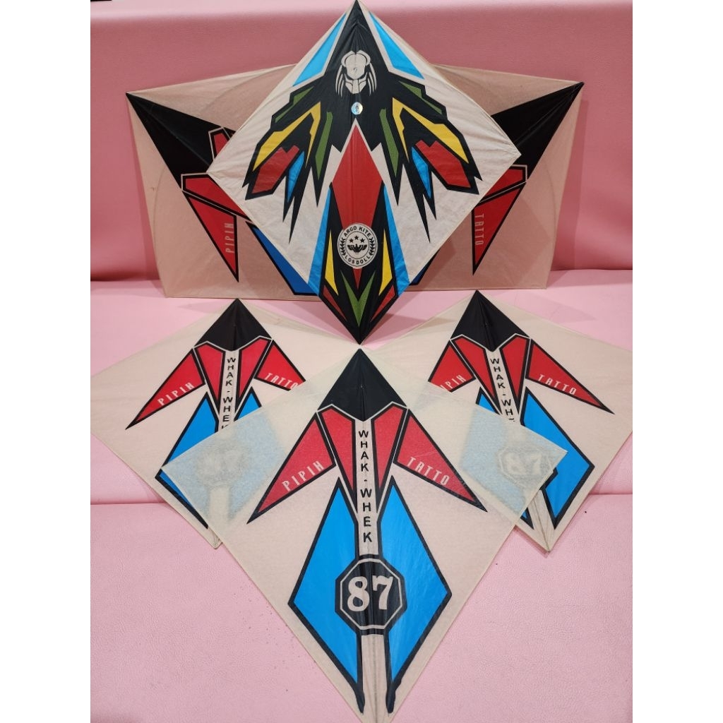 LAYANGAN SUKHOI KERTAS COKLAT PIPIN TATTO WHAK WHEK 87