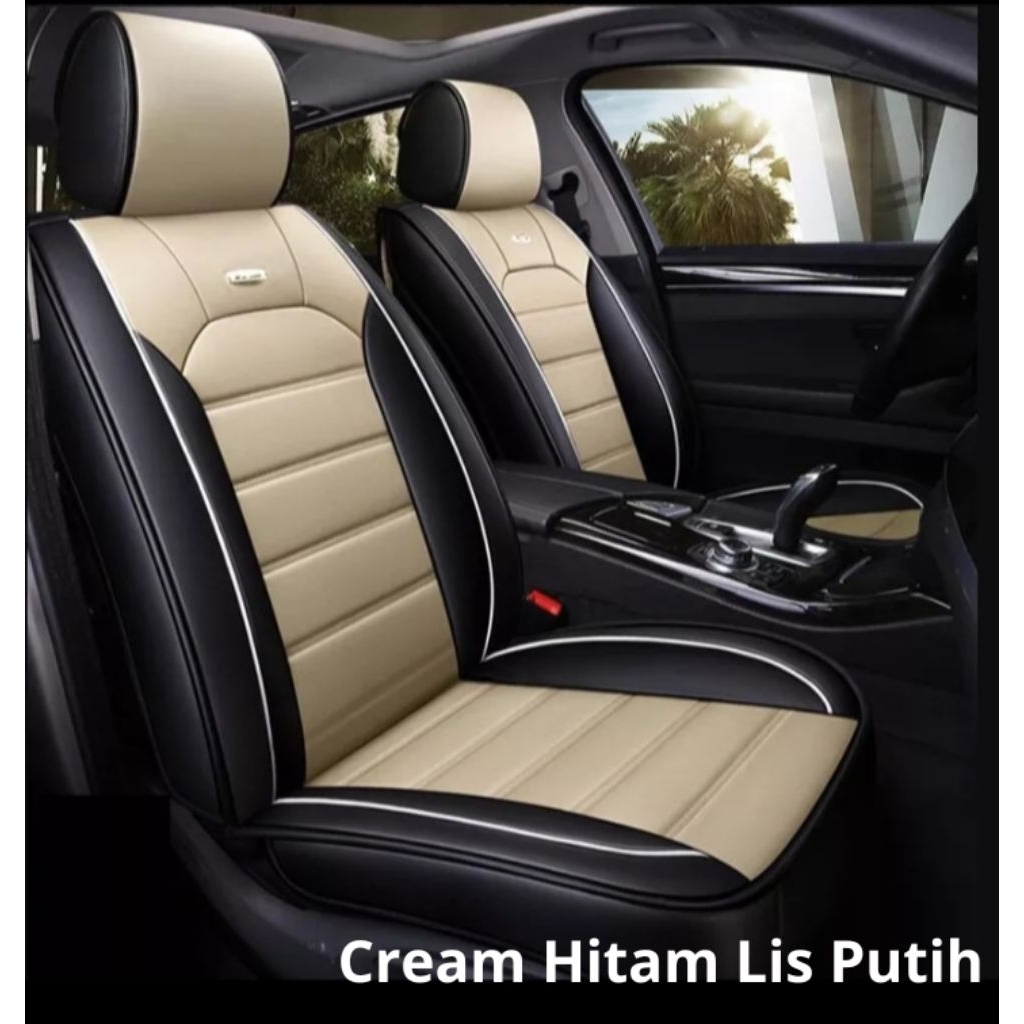TERLARIS Sarung jok mobil Avanza Type G 2022-2025 full set depan tengah belakang bahan kulit sinteti