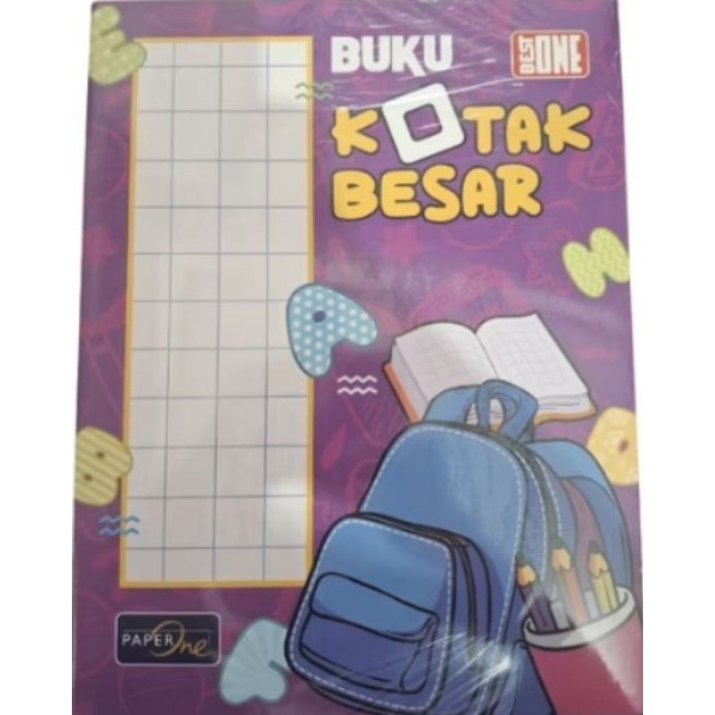 

Ready ( stok) buku tulis kotak-kotak besar per pcs/per pack