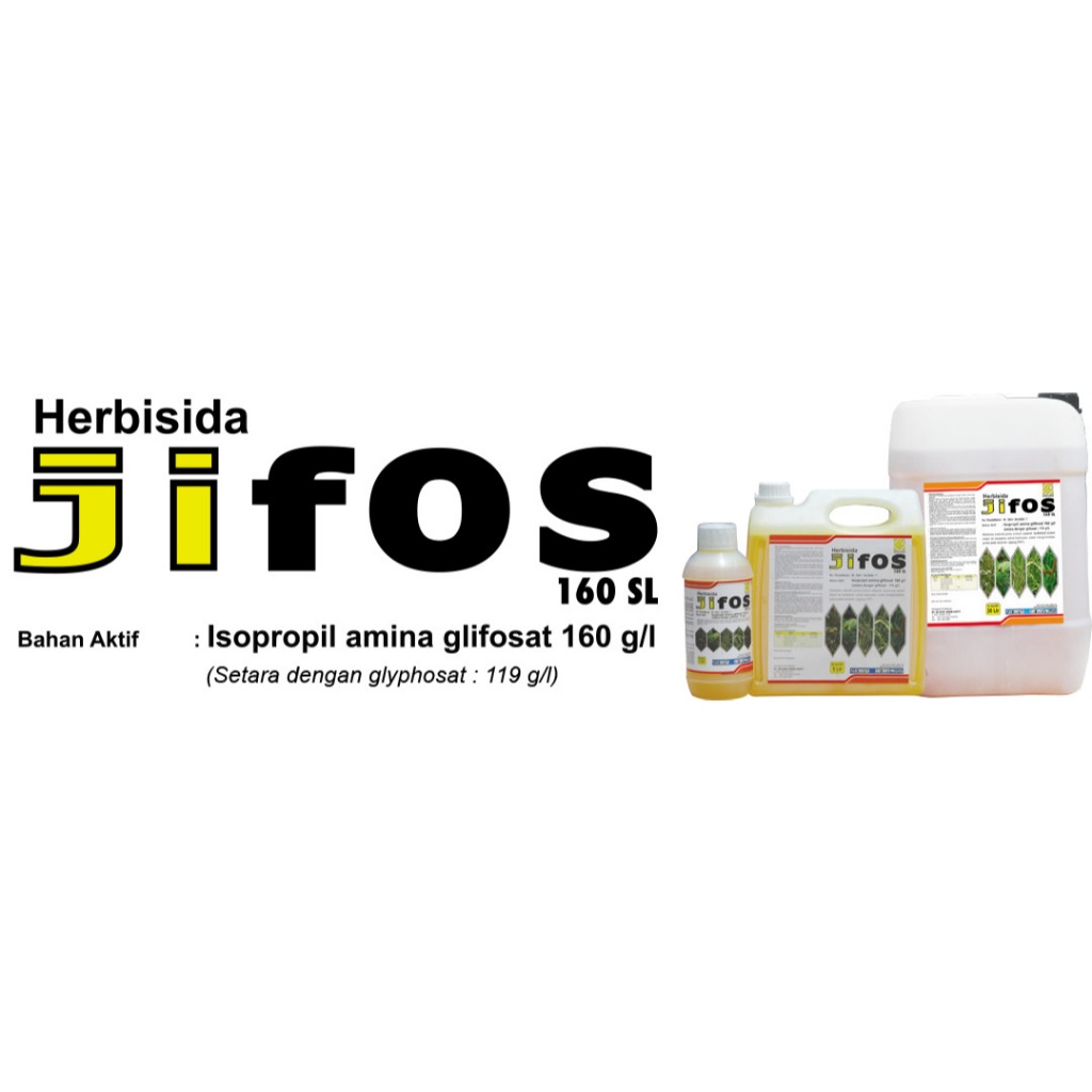 Jifos 160 SL kemasan 1 Liter - isopropil amina glifosat 160 g/l