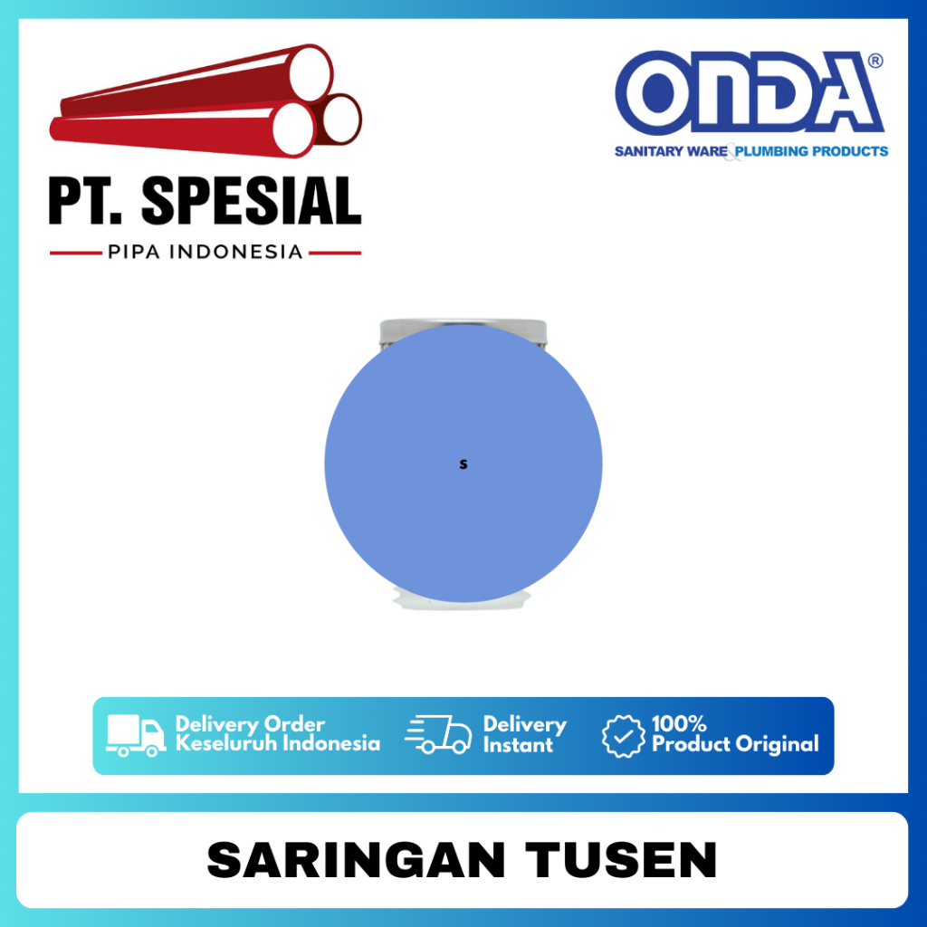Tusen Klep Saringan PVC 2" / Saringan Tusen Klep Air Sumur Pompa - 05