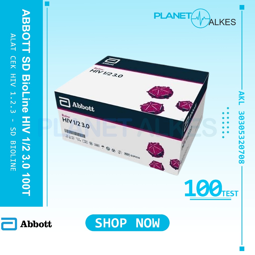 ABBOTT 03FK11 SD BioLine HIV 1/2 3.0 100 Test / Alat Test HIV