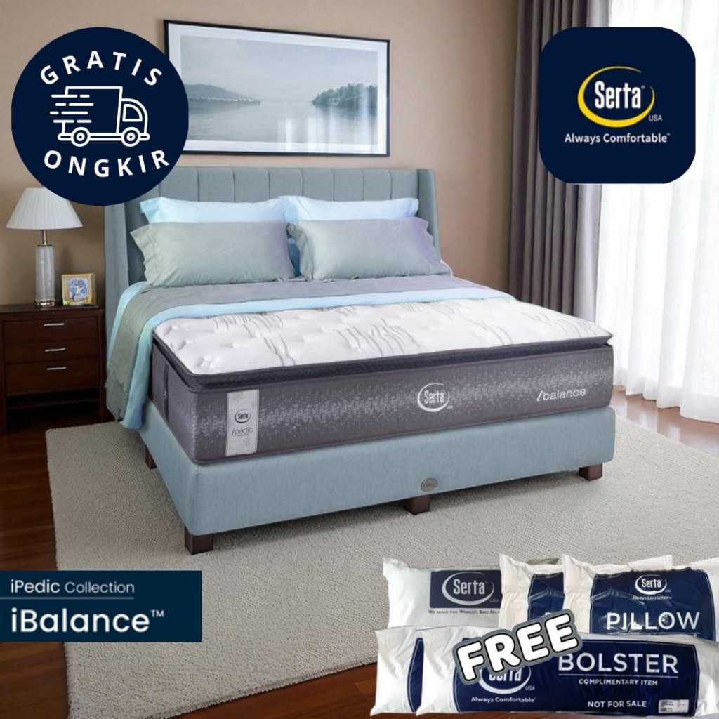 Set Springbed Serta Ibalance 100120 140 160 180 200 Promo Murah