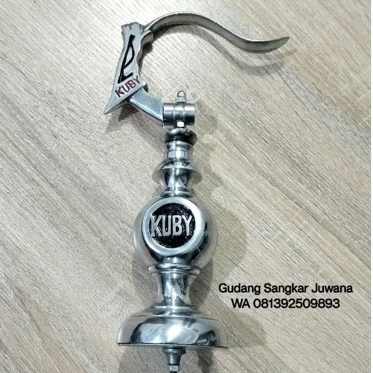 Gantungan Pion KUBY Lovebird AlmuniumCrome Bisa dilipat