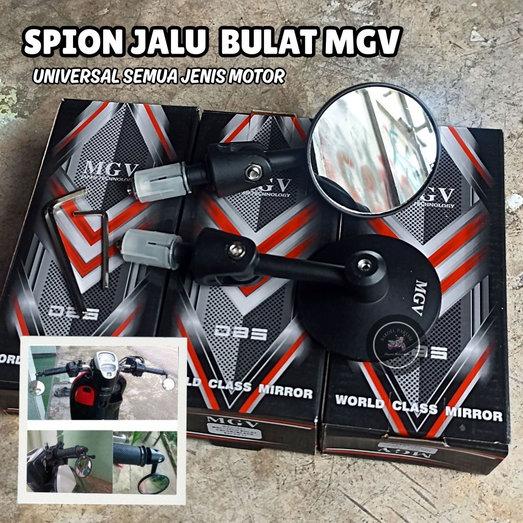 SPION JALU BULAT MGV UNIVERSAL SPION JALU NMAX PCX BEAT VARIO MIO SCOOPY MOTOR CUSTOM AEROX VESPA
