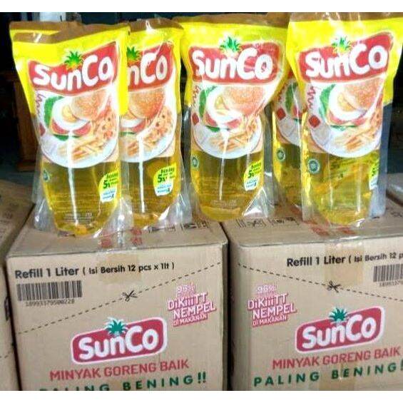

Minyak Sunco 1 Liter (isi 12pouch)– Minyak Goreng Berkualitas & Hemat