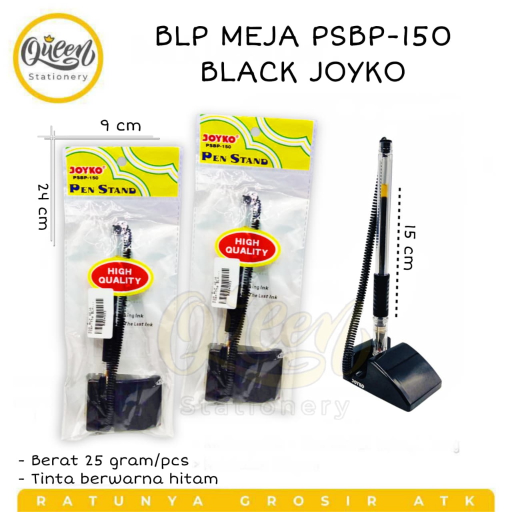 

1 PCS BALLPOINT MEJA PSBP-150 BLACK JOYKO / BOLPEN MEJA / DESK PEN / PULPEN MEJA JOYKO