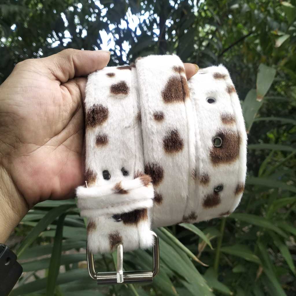 Ikat pinggang leopard  / sabuk leopard, belt leopard, sabuk motif leopard Pria dan wanita