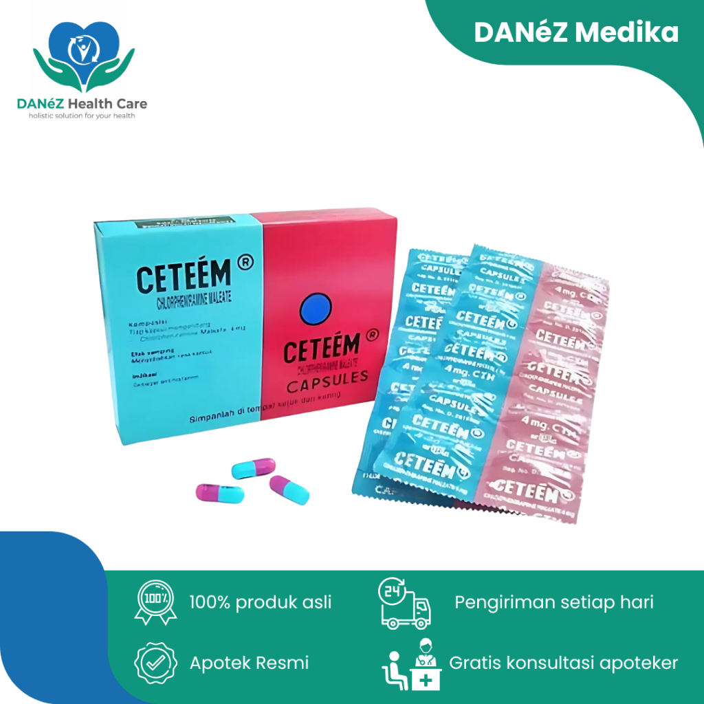 Ceteem Erela Strip - Obat Alergi dan Gatal