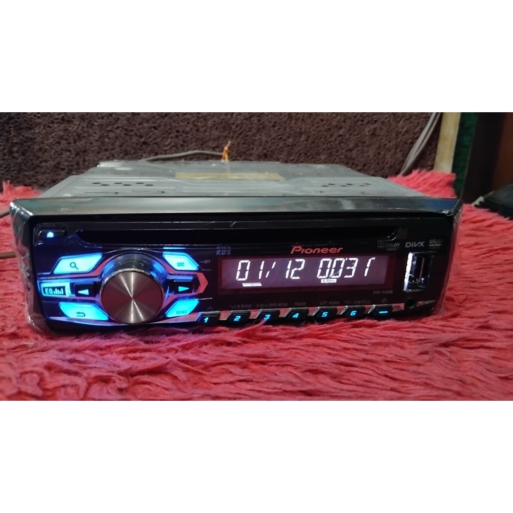 head unit singgeldis dvd poneer  DVH-345UB udah suppot blutoot