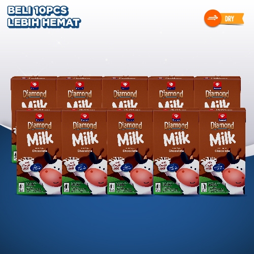 

DIAMOND MILK UHT CHOCOLATE 125 ML BELI 10 PCS LEBIH HEMAT