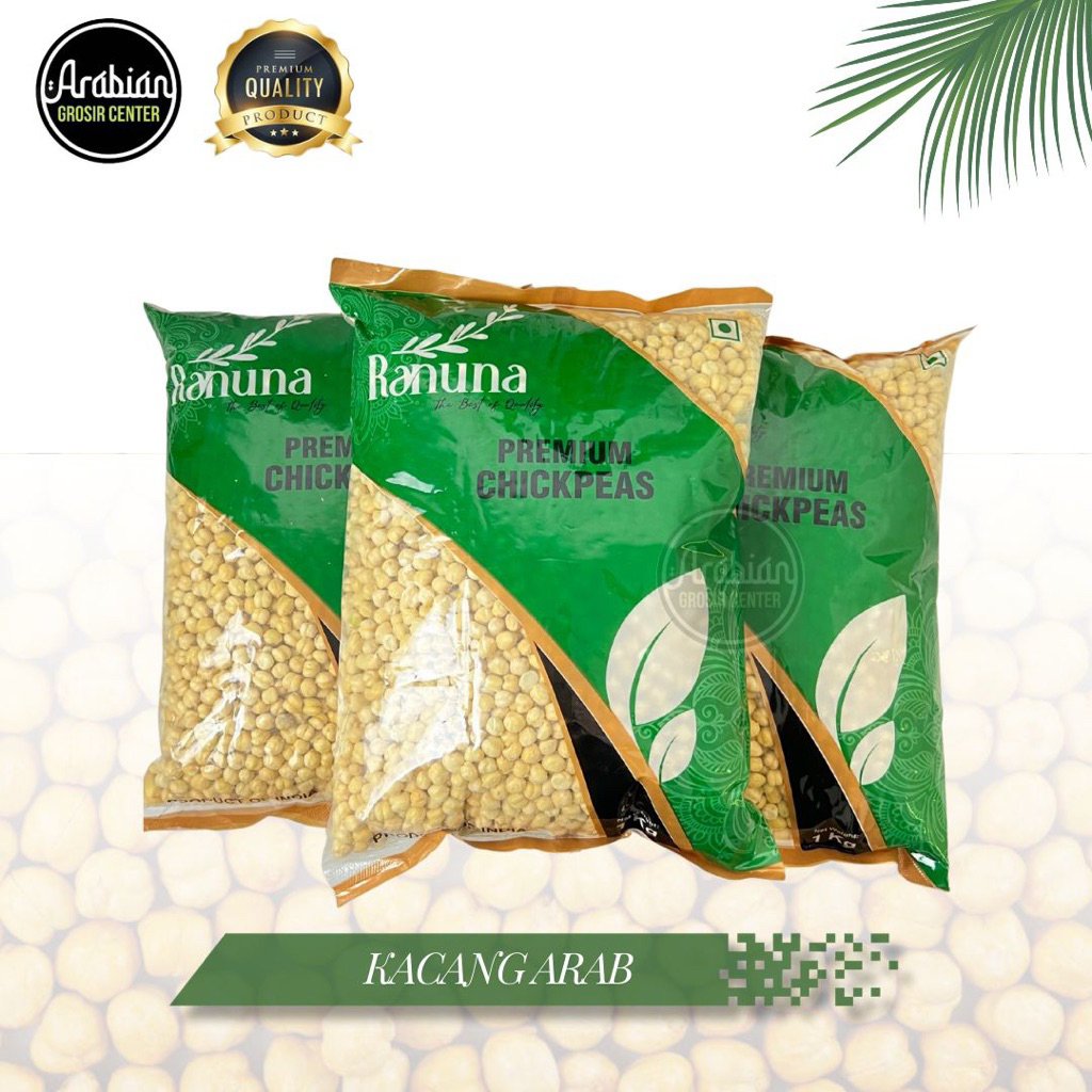 

Kacang Arab Ranuna Panggang 1 Kg Chickpeas Original Premium | Kacang Arab Mugal Rehab India Oleh Oleh Haji & Umroh