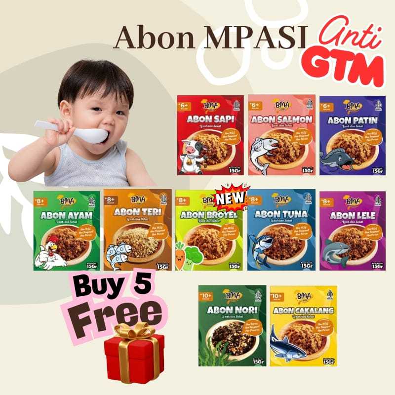 

Abon MPASI anti GTM NON MSG Abon Bayi 6+ 8+ 10+ Organik