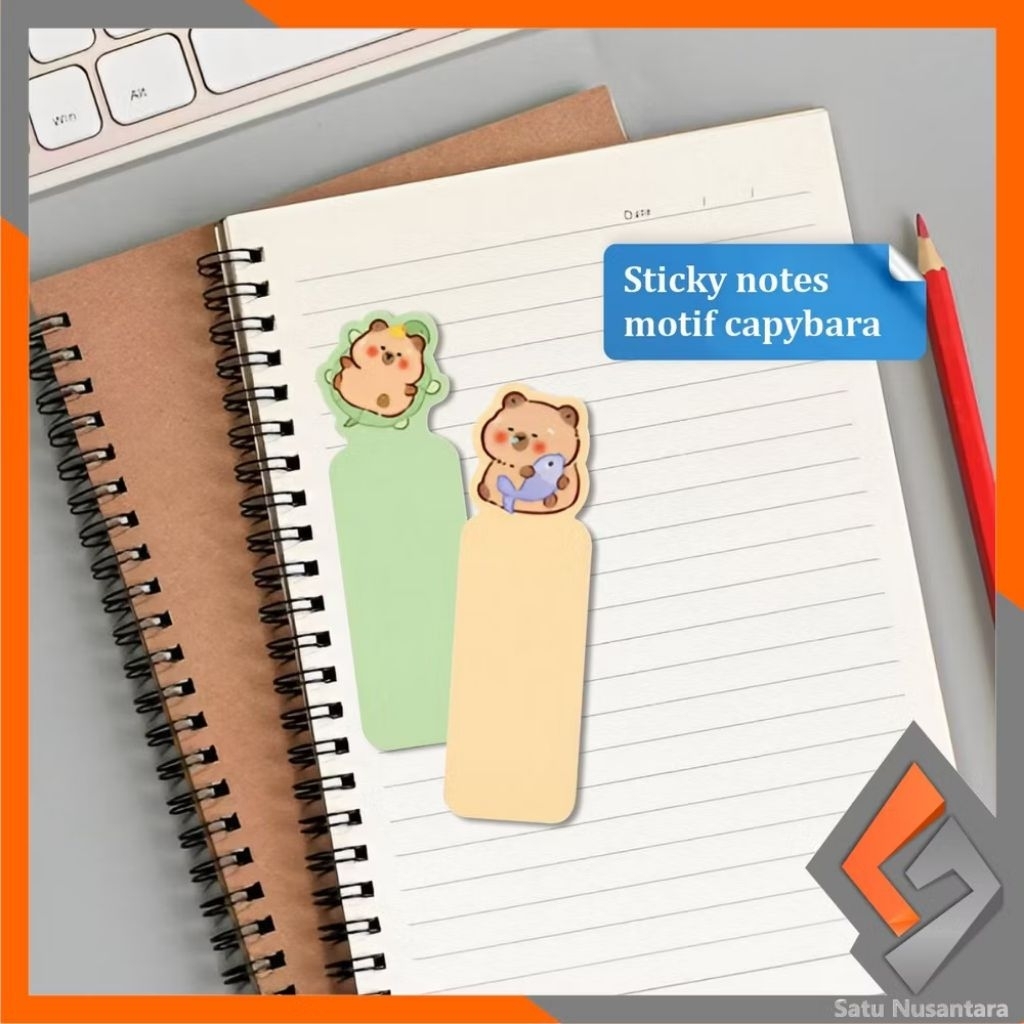 

Stick notes karakter capybara