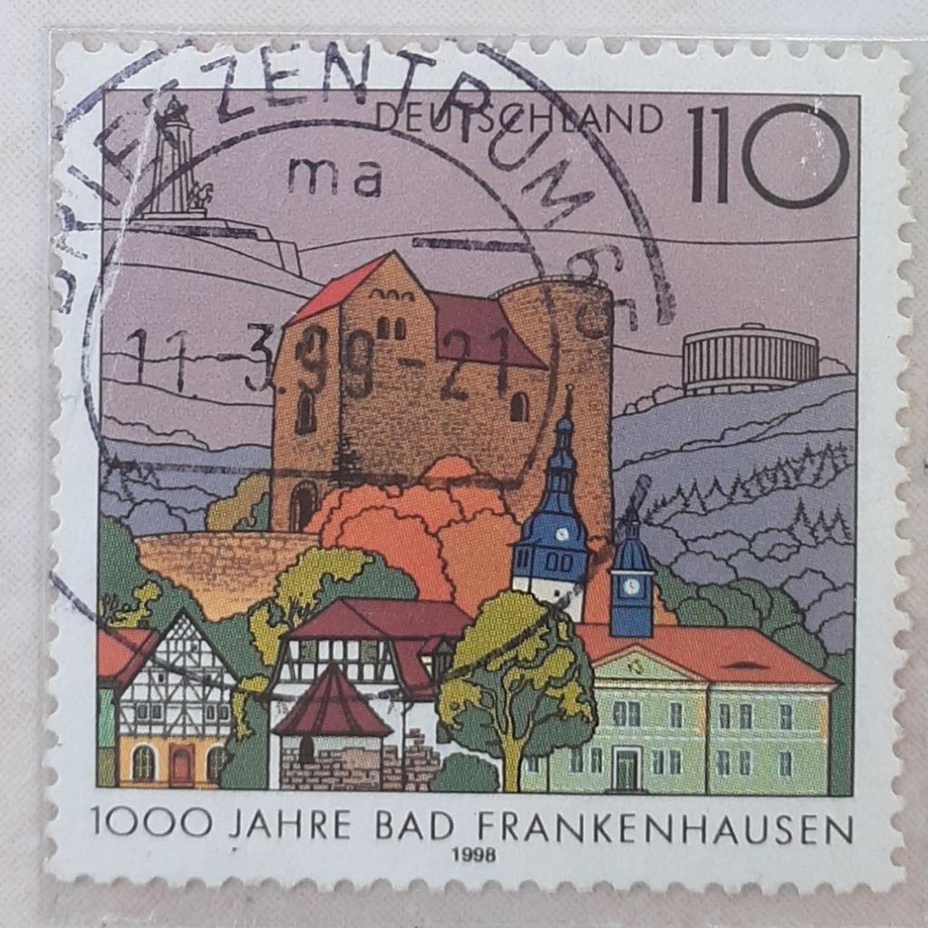 

Perangko Jerman Millenary of First Documentary Reference to Bad Tahun 1998