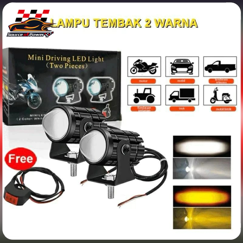 LAMPU TEMBAK lampu d2 laser lampu sorot motor Mini d2 laser lampu laser motor lampu led motor