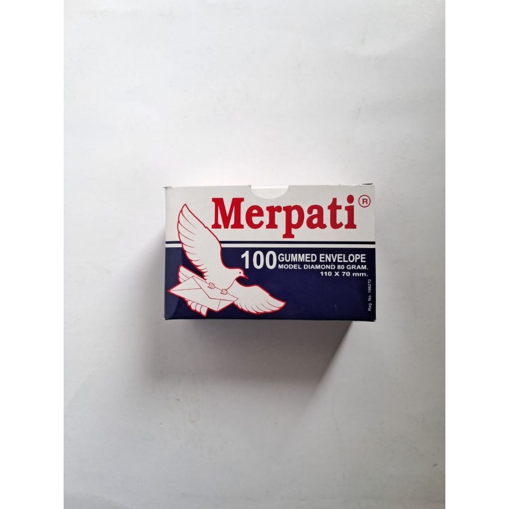 

Amplop putih merpati kecil isi 100 lembar