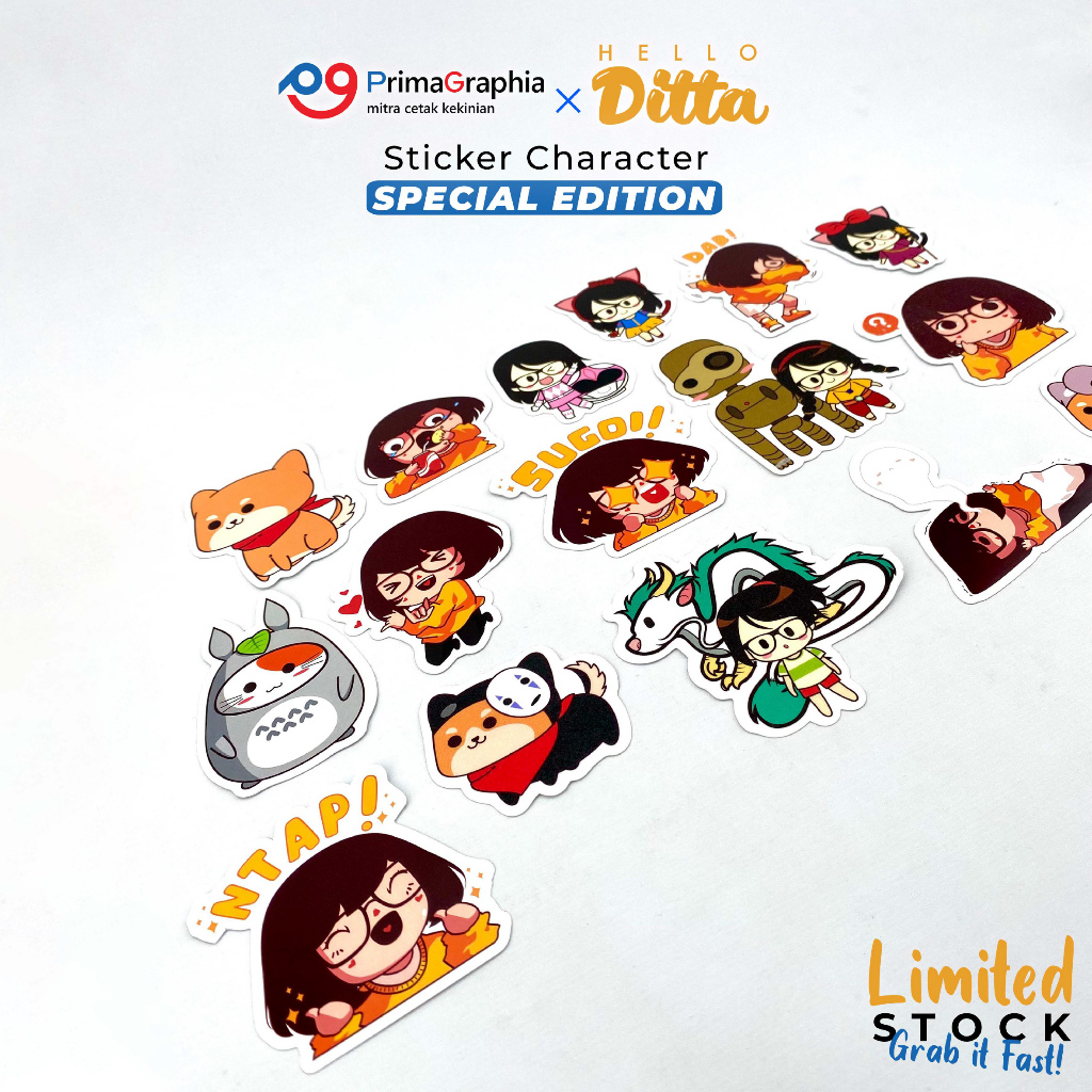 

Hello Ditta Stiker Karakter Special Edition