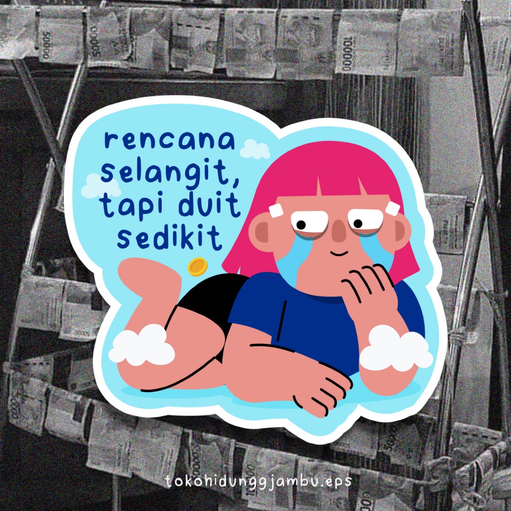 

Sticker Lucu Sandwich Generation l Sticker Cutting Vinyl Laminasi Doff